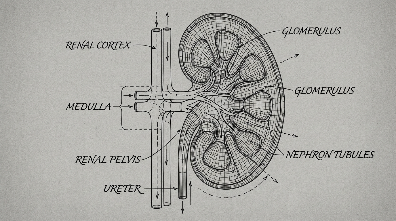 Kidney Anatomy Abstract